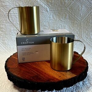 NEW Crofton Moscow Mule Mugs - set of 2